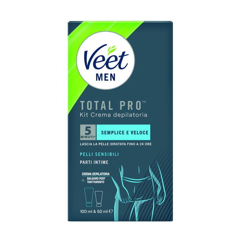 Veet Men kit depilazione intima uomo pelli sensibili 