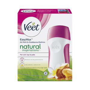 Veet Easy Wax Kit Natural Inspirations Fiore Tiarè & Argan Oil
